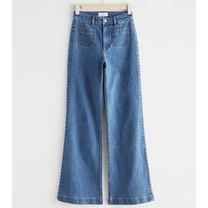 & other stories flare jeans
